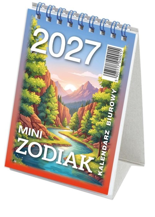 Kalendarz 2027 biurowy Mini Zodiak