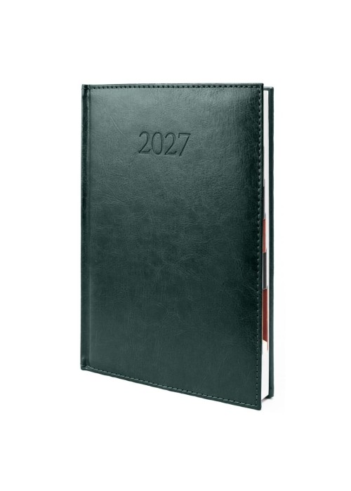 Kalendarz 2027 B5 Agenda Dzienny Zielony
