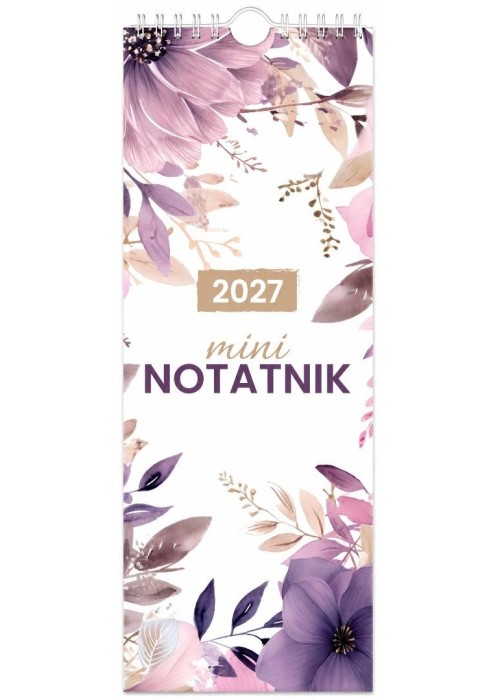 Kalendarz 2027 notatnikowy 33x12,5cm Harmonia