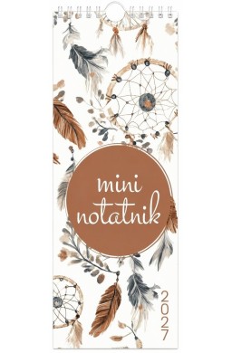 Kalendarz 2027 notatnikowy 33x12,5cm Boho