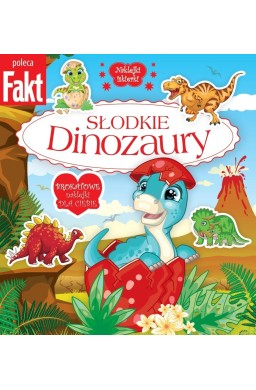 Słodkie dinozaury. Brokatowe naklejki dla ciebie