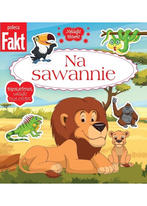 Na sawannie. Brokatowe naklejki dla ciebie