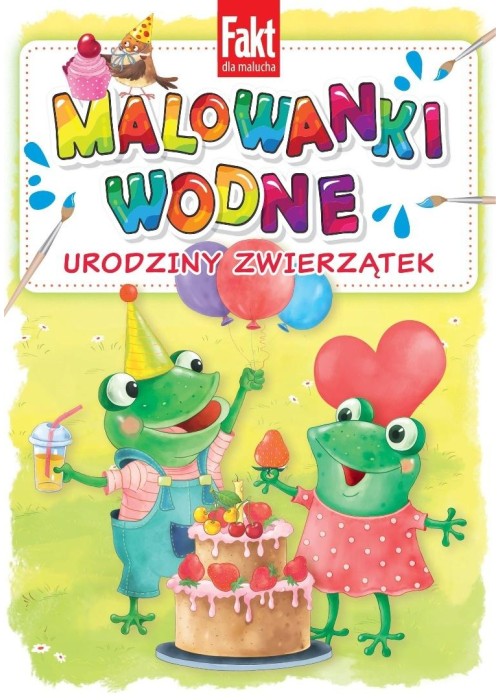 Urodziny zwierzątek. Malowanki wodne