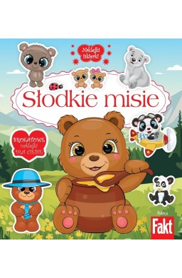 Słodkie misie. Brokatowe naklejki dla ciebie