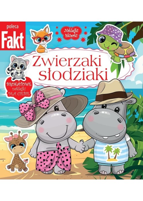 Zwierzaki słodziaki. Brokatowe naklejki dla ciebie