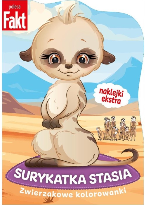 Surykatka Stasia naklejki ekstra