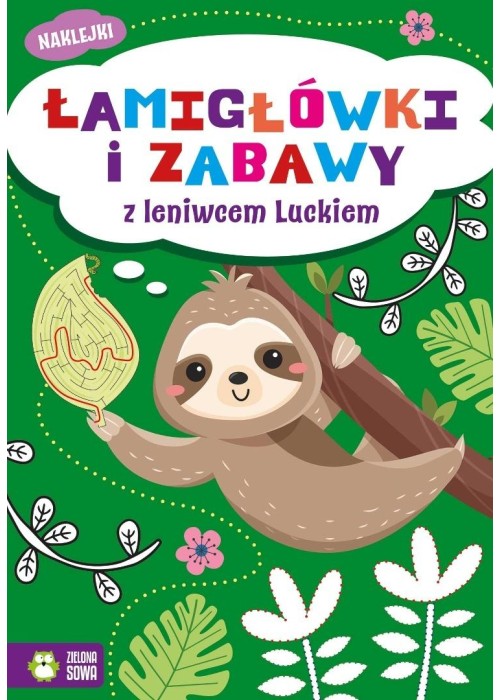 Łamigłówki i zabawy z leniwcem Luckiem