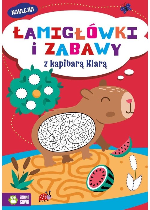 Łamigłówki i zabawy z kapibarą Klarą