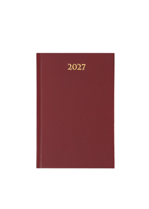 Terminarz 2027 tygodniowy A5 Divas bordowy