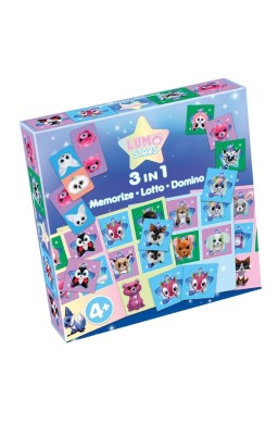 Lumo Stars 3w1: Memorize, Lotto, Domino