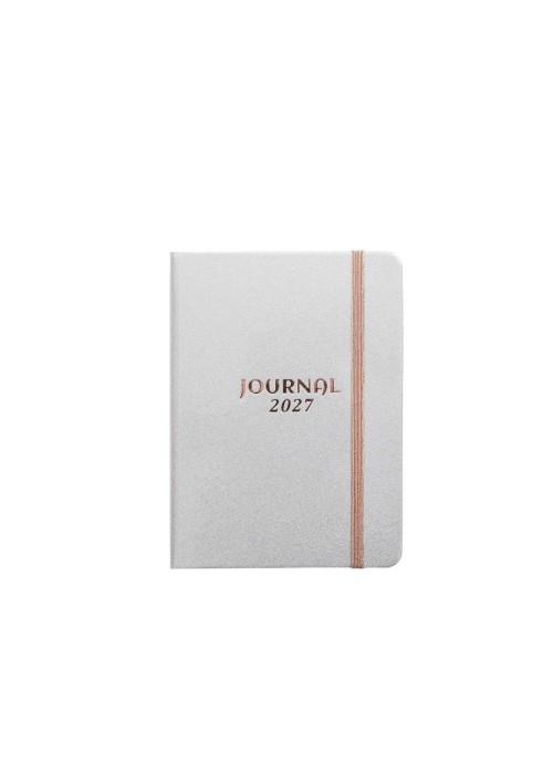 Terminarz 2027 tygodniowy A6+ Journal gumka MIX