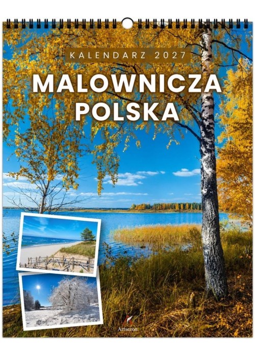 Kalendarz 2027 wieloplanszowy 34x44cm Malownicza..