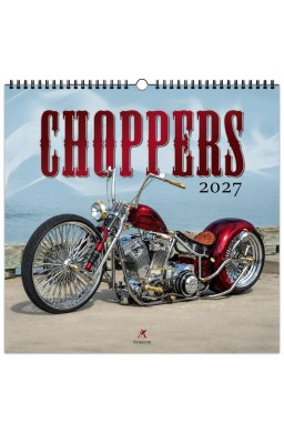 Kalendarz 2027 wieloplanszowy 33x33cm Choppers