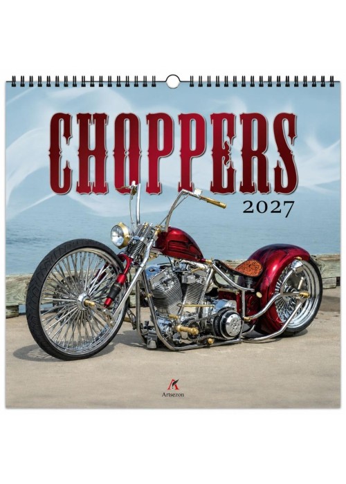 Kalendarz 2027 wieloplanszowy 33x33cm Choppers