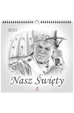 Kalendarz 2027 wieloplanszowy 33x33cm Nasz Święty