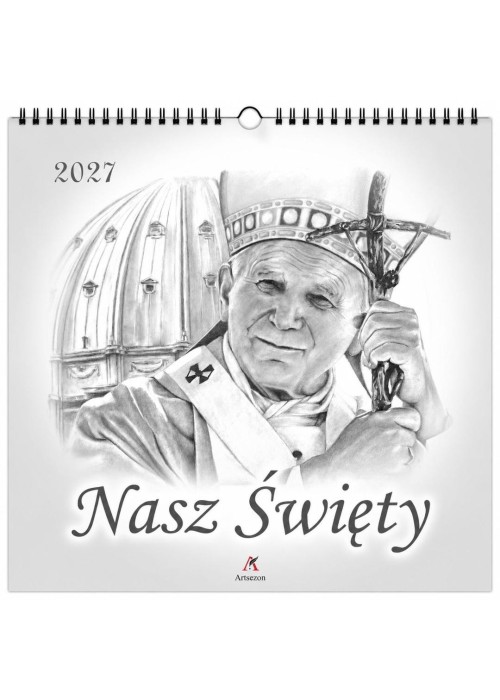 Kalendarz 2027 wieloplanszowy 33x33cm Nasz Święty