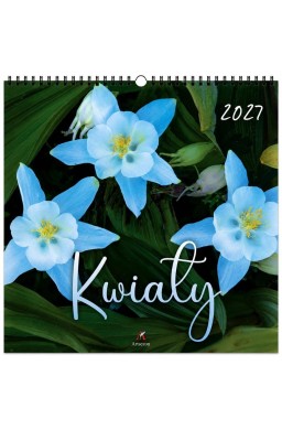Kalendarz 2027 wieloplanszowy 33x33cm Kwiaty