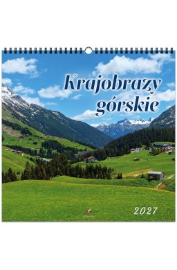 Kalendarz 2027 wieloplanszowy 33x33cm Krajobrazy..