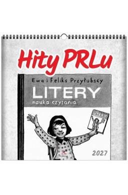Kalendarz 2027 wieloplanszowy 33x33cm Hity PRLu