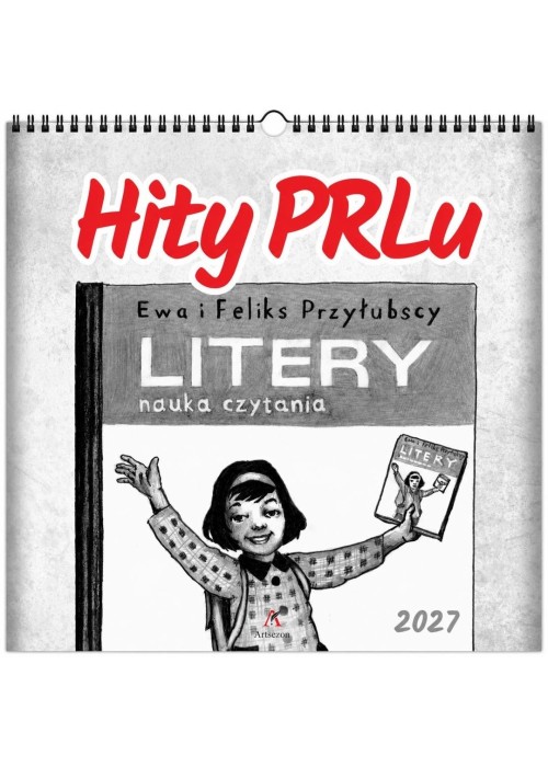 Kalendarz 2027 wieloplanszowy 33x33cm Hity PRLu