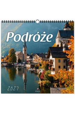 Kalendarz 2027 wieloplanszowy 33x33cm Podróże