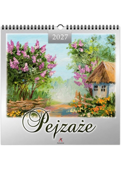 Kalendarz 2027 wieloplanszowy 33x33cm Pejzaże