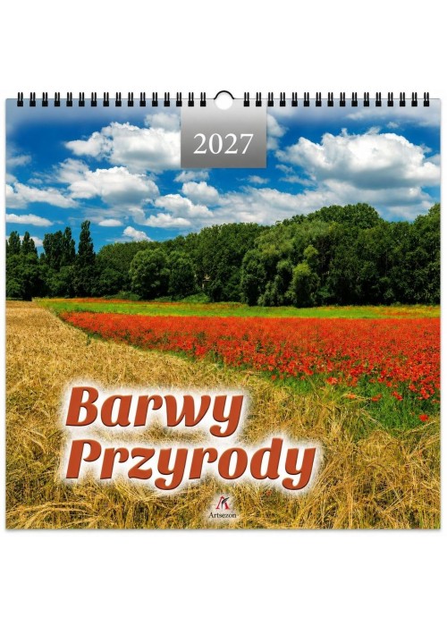 Kalendarz 2027 wieloplanszowy 33x33cm Barwy...