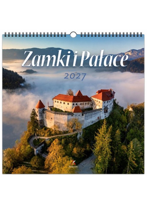 Kalendarz 2027 wieloplanszowy 33x33cm Zamki i...