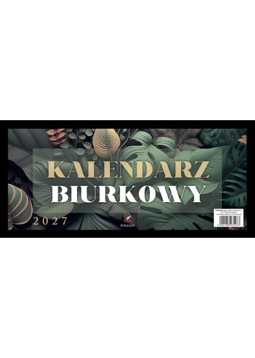 Kalendarz biurkowy 29x13cm