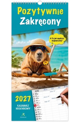 Kalendarz 2027 rodziny Pozytywnie zakręcony
