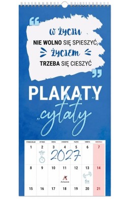 Kalendarz 2027 notatnikowy Plakaty-cytaty