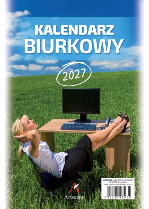Kalendarz 2027 biurkowy A5 MIX