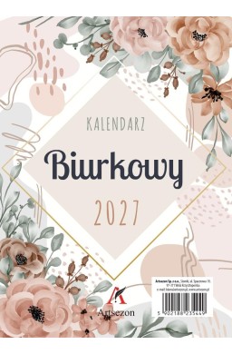 Kalendarz 2027 biurkowy 12x17cm Harmonia