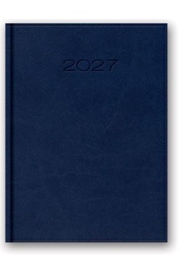 Kalendarz 2027 książkowy A5 Vivella niebieski