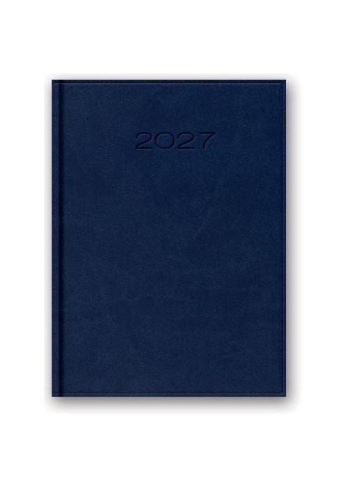 Kalendarz 2027 książkowy A5 Vivella niebieski