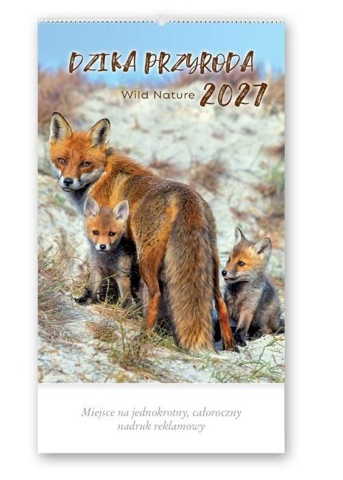 Kalendarz 2027 reklamowy Dzika przyroda