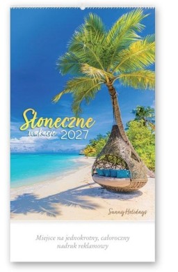 Kalendarz 2027 reklamowy Słoneczne wakacje
