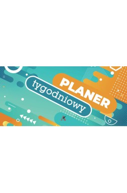 Planer 2027 biurkowy poziomy leżący geometryczny