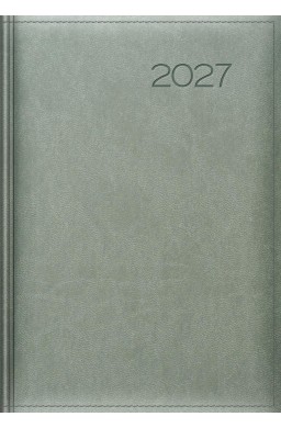 Kalendarz 2027 tygodniowy szary