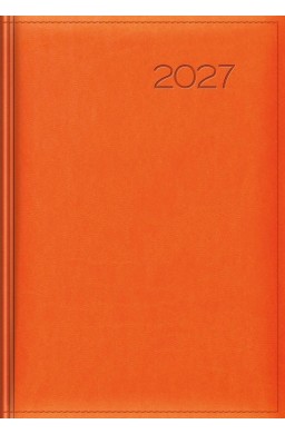 Kalendarz 2027 tygodniowy pomarańczowy