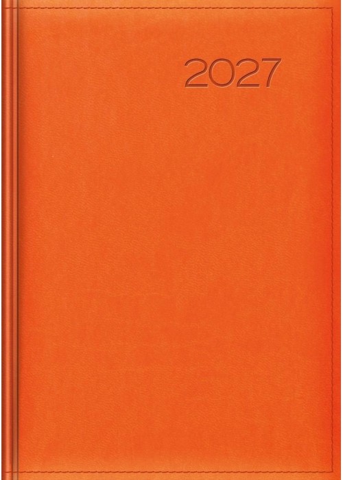 Kalendarz 2027 tygodniowy pomarańczowy