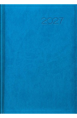 Kalendarz 2027 tygodniowy niebieski