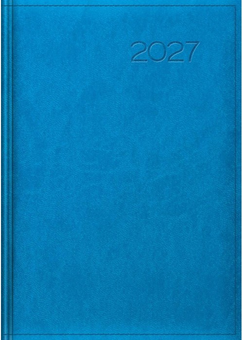 Kalendarz 2027 tygodniowy niebieski