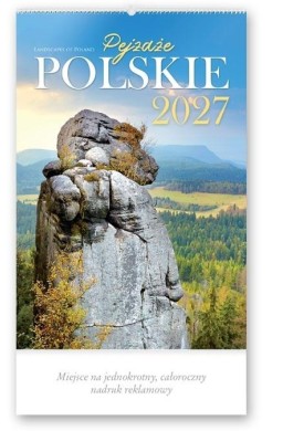 Kalendarz 2027 reklamowy Pejzaże polskie