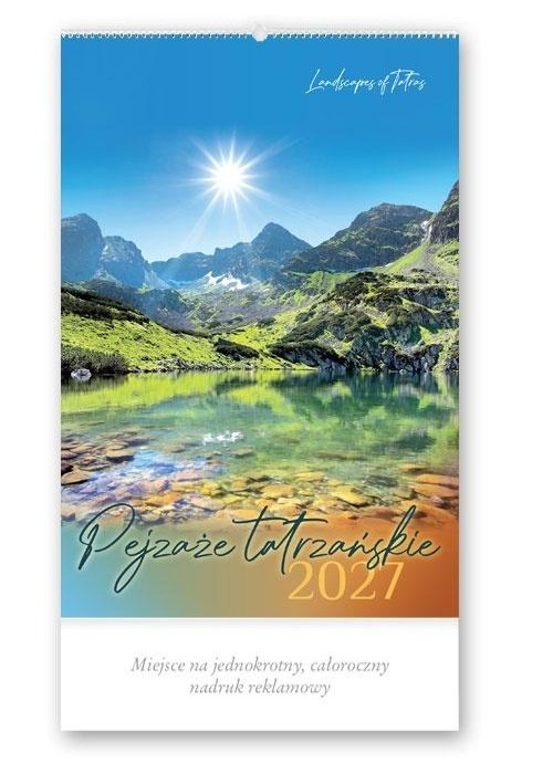 Kalendarz 2027 reklamowy Pejzaże tatrzańskie