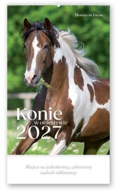 Kalendarz 2027 reklamowy Konie w obiektywie