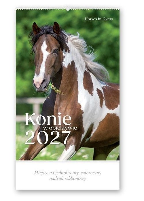 Kalendarz 2027 reklamowy Konie w obiektywie