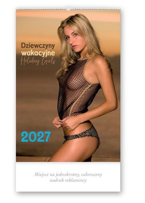 Kalendarz 2027 reklamowy Dziewczyny wakacyjne