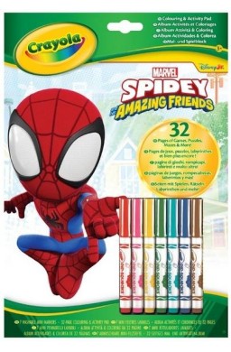 Kolorowanka z flamastrami Spidey i super-kumple