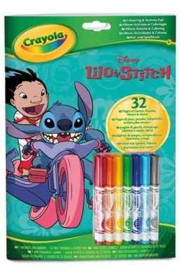Kolorowanka z flamastrami Lilo i Stitch